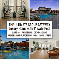 Large Groups' Luxury House - Pool - Sleep 22