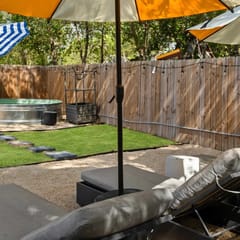 Texas Chic Oasis Cowboy Pool, Games & Patio