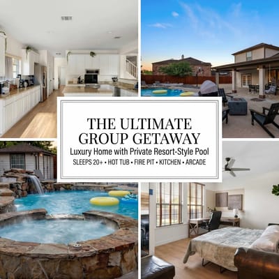 Large Groups' Luxury House - Pool - Sleep 22
